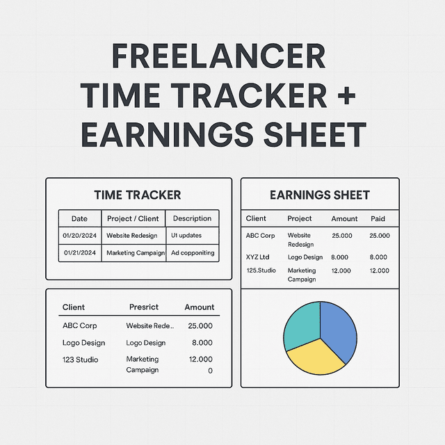 Time Tracker + Earnings Sheet